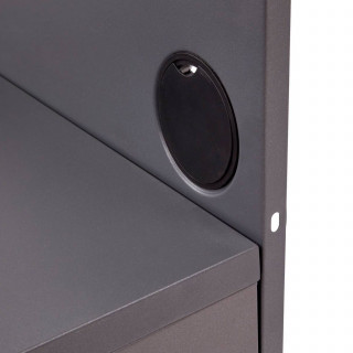 Module avec étagère pour cuisine d'été OXYANA - Graphite