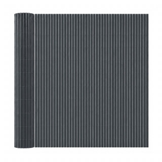 Lot de 2 canisses brise-vue occultantes en PVC Gris - 1,2 M x 6 M (12 M au total) | Occultation 95 %