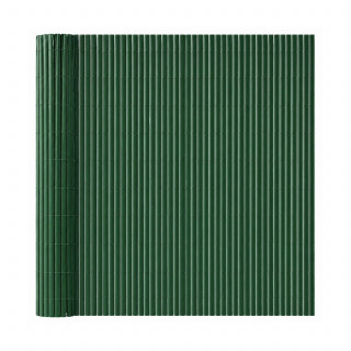 Lot de 2 canisses brise-vue occultantes en PVC Vert - 1,2 M x 6 M (12 M au total) | Occultation 95 %