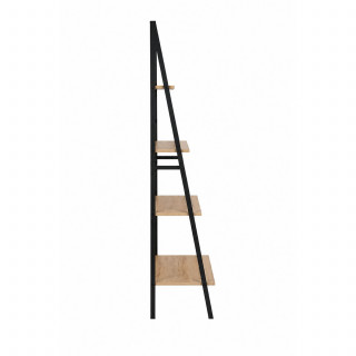 Etagère industrielle Ladder - L. 60 x H. 180 cm - Marron chêne
