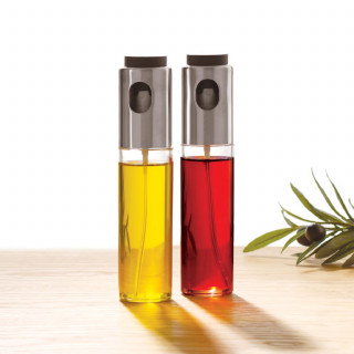 Lot 2x Vaporisateur pour huile et vinaigre - Transparent