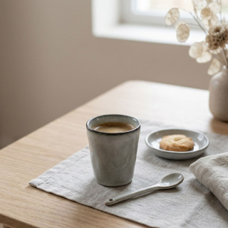 Tasses à expresso Au gré du temps - 100 ml - Gris