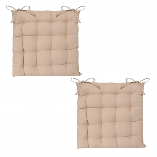 Lot 2x Galette de chaise - Lin