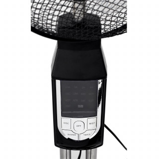 Ventilateur brumisateur sur pied avec télécommande - Noir