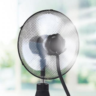 Ventilateur brumisateur sur pied avec télécommande - Noir