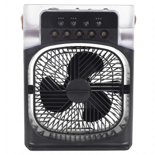 Ventilateur brumisateur LED RETRO - Noir