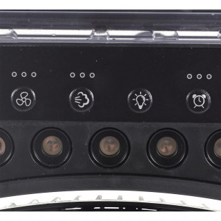 Ventilateur brumisateur LED RETRO - Noir