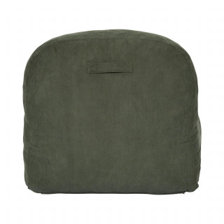 Fauteuil compressé en velours côtelé sans montage DENVER - Vert