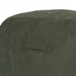 Fauteuil compressé en velours côtelé sans montage DENVER - Vert