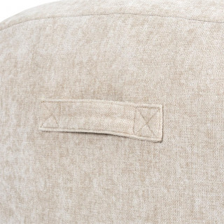 Fauteuil compressé en tissu doux sans montage AUSTIN - Beige