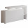 Buffet lumineux 4 portes avec niches ouvertes DAKOTA - Blanc