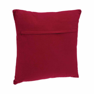 Lot 2x Coussin déhoussable - 38 x 38 cm - Rouge