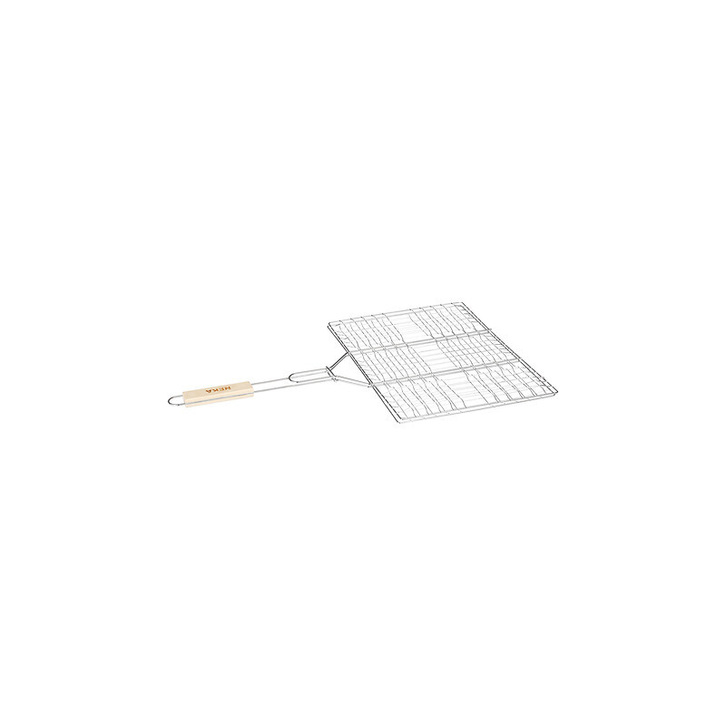 Grille barbecue double - 30 x 40 cm - Métal