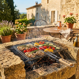 Grille barbecue Rectangulaire - 30 x 40 cm.
