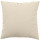 Coussin uni effet Bachette déhoussable - 60 x 60 cm - Ecru