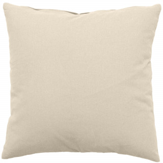 Coussin uni effet Bachette déhoussable - 60 x 60 cm - Ecru