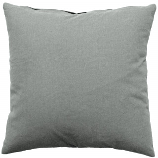Coussin uni effet Bachette déhoussable - 60 x 60 cm - Gris
