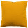 Coussin uni effet Bachette déhoussable - 60 x 60 cm - Moutarde
