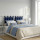 Tête de lit coussin Panama à suspendre - 70 x 45 cm - Bleu Marine