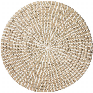 Lot de 2 sets de table en jute MOOD - Diam. 35 cm - Beige