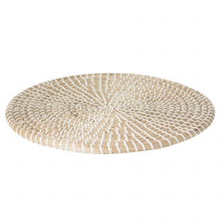 Lot de 2 sets de table en jute MOOD - Diam. 35 cm - Beige