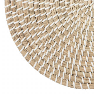 Lot de 2 sets de table en jute MOOD - Diam. 35 cm - Beige