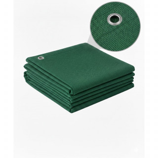 Lot de 2 brise-vues occultants en HDPE 165 gr/m² 1,20 M x 6 M - Vert