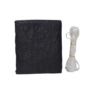 Lot de 5 brise-vues occultants en HDPE 165 gr/m² 1,20 M x 6 M - Gris