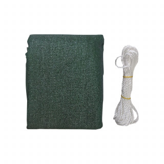Lot de 5 brise-vues occultants en HDPE 165 gr/m² 1,20 M x 6 M - Vert