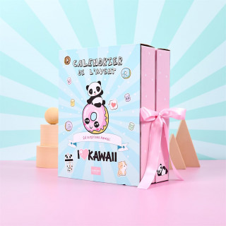 Calendrier de l'Avent Kawaii bougies et surprises - Multicolore