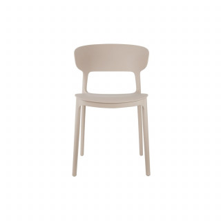 Lot de 2 chaises d'intérieur et d'extérieur FAIN - Gris