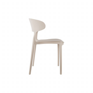 Lot de 2 chaises d'intérieur et d'extérieur FAIN - Gris