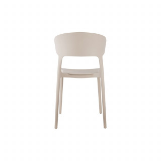 Lot de 2 chaises d'intérieur et d'extérieur FAIN - Gris