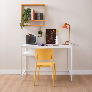 Lot de 2 chaises d'intérieur et d'extérieur CHEER - Jaune