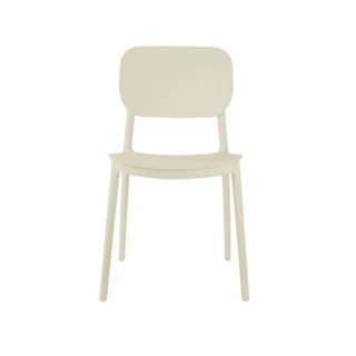 Lot de 2 chaises d'intérieur et d'extérieur CHEER - Blanc