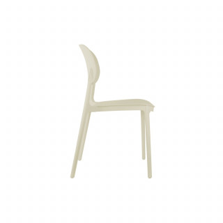 Lot de 2 chaises d'intérieur et d'extérieur CHEER - Blanc