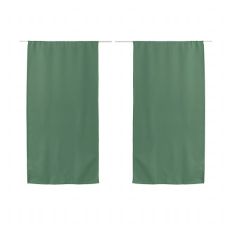 Vitrage occultant REGLISSE - 60 x 120 cm - Argile