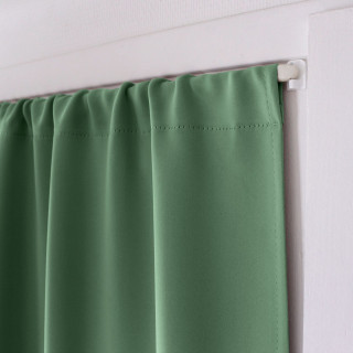 Vitrage occultant REGLISSE - 60 x 120 cm - Argile