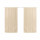 Vitrage occultant REGLISSE - 60 x 120 cm - Ivoire