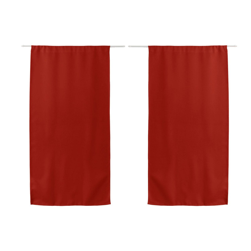 Vitrage occultant REGLISSE - 60 x 120 cm - Terre cuite