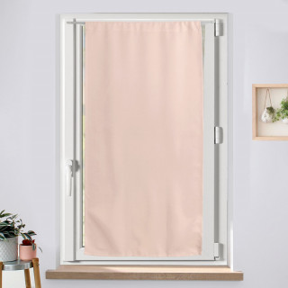 Vitrage occultant REGLISSE - 60 x 120 cm - Vieux rose