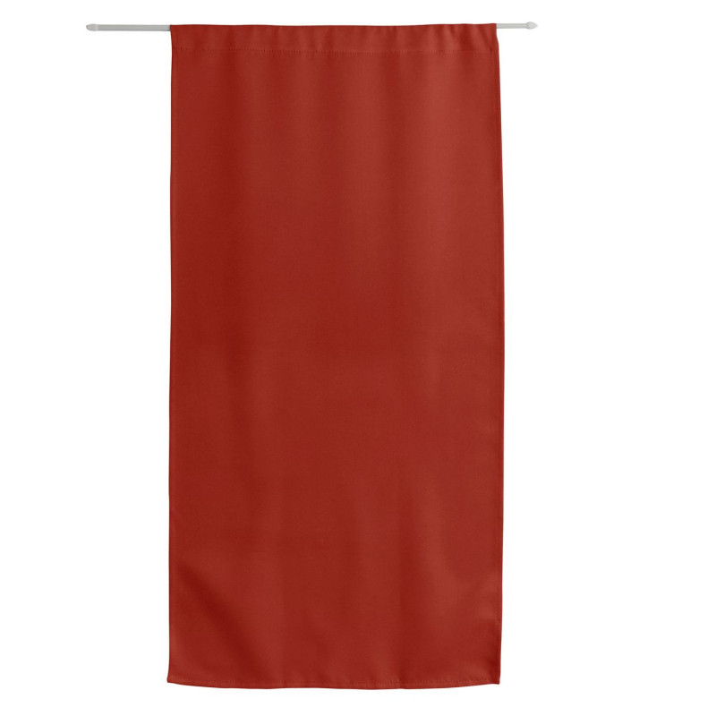 Rideau de porte occultant REGLISSE - 90 x 210 cm - Terre cuite