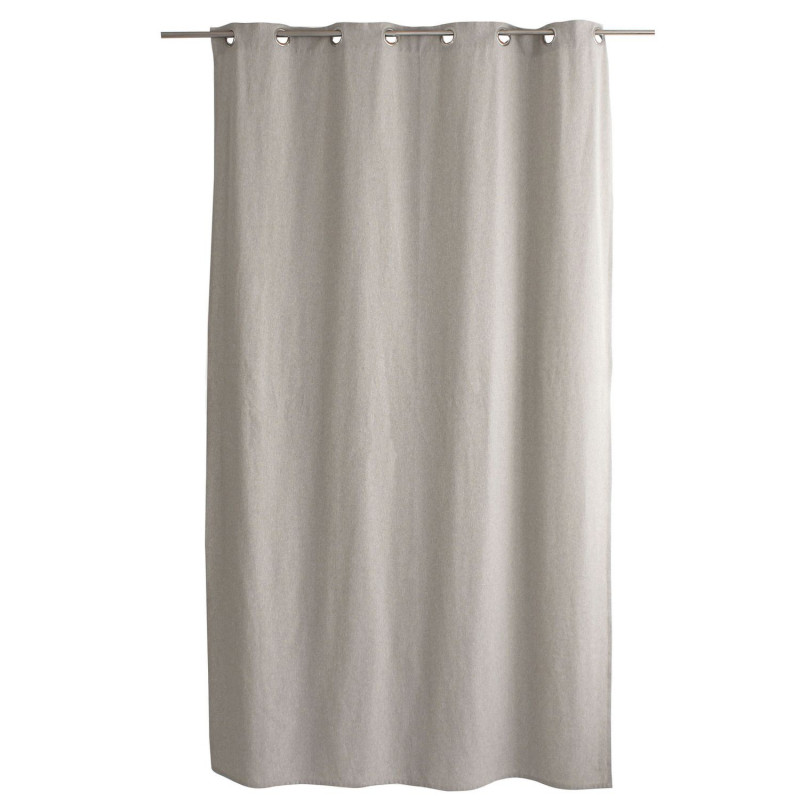 Rideau en coton recyclé chambray CAMBRIA - 140 x 240 cm - Lin