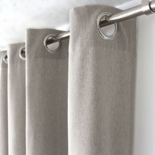 Rideau en coton recyclé chambray CAMBRIA - 140 x 240 cm - Lin