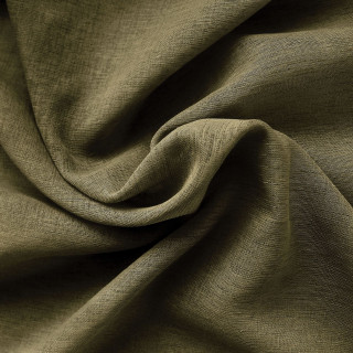 Voilage effet texturé avec 8 œillets en métal SIA - 140 x 240 cm - Kaki