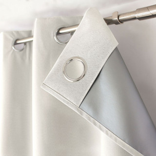 Rideau total occultant et thermique OXFORD - 135 x 240 cm - Ecru