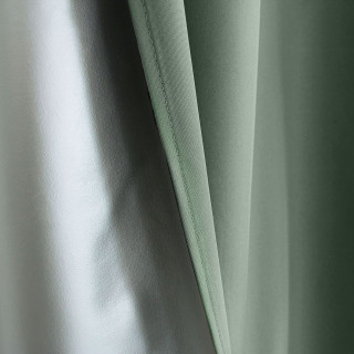 Rideau total occultant et thermique OXFORD - 135 x 240 cm - Vert gris