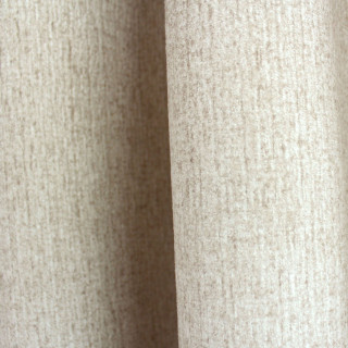 Rideau thermique en velours chenillé avec doublure polaire ALPAGA - 140 x 240 cm - Ecru