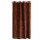Rideau thermique en velours chenillé avec doublure polaire ALPAGA - 140 x 240 cm - Moka