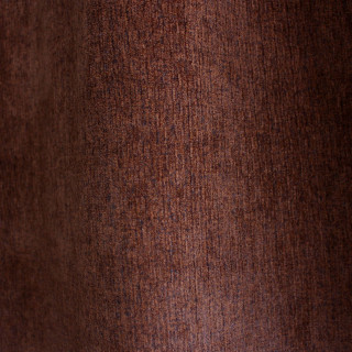 Rideau thermique en velours chenillé avec doublure polaire ALPAGA - 140 x 240 cm - Moka